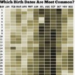 '내 생일은 얼마나 흔한가', "1월생은 적네"