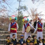 유치원<b>생들</b>의 한국민속촌 견학