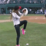 제시카 <b>시구</b>를 본 태티서의 반응