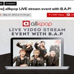 <b>b.a.p</b>, 전 세계 10만 팬과 화상채팅