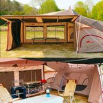 여행가고싶은날 낭만적인 야외 텐트 여행