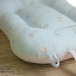 여름철 우리아이 땀띠 예방을 위한 거즈 보트침대(땅콩침대)와 거즈이불