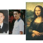 이제훈~고등학교 사진..모나리자 미소 닮으듯