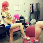 남자 종아리보다 훨 가는 효민 허벅지;;;;
