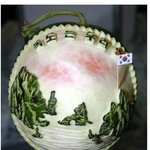 수박으로 만든 <b>독도</b>