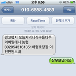 최악의 스팸 문자.