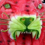 <b>수박</b>으로 만든 사자