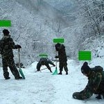 군대 계급별  <b>제설</b>작업