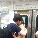 6호선 <b>민망</b>커플에 이어서 이번엔 7호선 키스커플 !