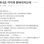 저희는 <b>b1a4</b>가 싫은게아니에요.