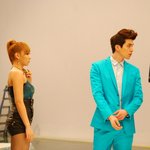 <b>cl</b>과 이동욱의 카스라이트 촬영현장모습