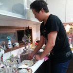 ★★정준하 설거지 포착 집들이 그릇 내가 치운다 <b>니모</b>가 부러워