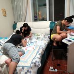 사진有)스케일이남다른박태환응원