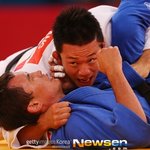 왕기춘선수 ㅋㅋ 32강전 <b>꿀밤</b> ㅋㅋㅋㅋ