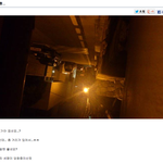 아직 안올라왔냐?<b>코어</b>회사 앞에서 아까 사진찍은 사람이 또 올렸다