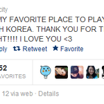 트위터에 한국이 최고라고 밝힌 아울씨티 owl city