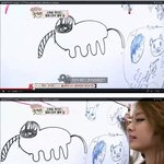 지연,<b>화영</b> 코끼리 그린거