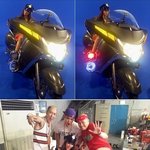 ‘섹시퀸’ 지나, 경찰복입고 <b>바이크</b> 탑승 인증샷! 뭔상황일까?!