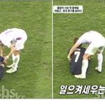 주저앉은 <b>일본선수</b> 일으켜세우던 박종우 '화제'