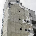 태풍에 날아간 건물 <b>외벽</b> ㅡㅡ.////