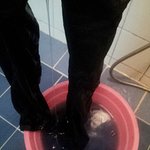 청바지 어느<b>정도</b> <b>물</b>빠짐의 기준을 알려주실분을 찾아요.