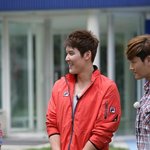 런닝맨 손연재, 박태환선수 fila 휠라 골드다운과 트레이닝복