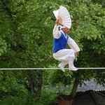 한국 민속촌 <b>줄타기</b> 공연