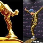 트로피 포즈 따라하는 백만불짜리 귀욤 <b>gd</b>