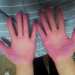 사진有) 머리 매니큐어를 했는데....