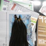 사진有) 머리카락기부를했어요!!