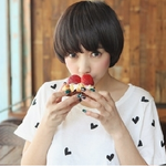 앞머리있는 예쁜 단발머리스타일