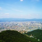 앞산에서 내려다본 대구 시가지