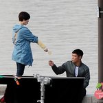 빅뱅 탑 최근 영화 촬영 현장 직찍