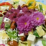 [블루베리요거트드레싱&amp;<b>두부</b>달걀샐러드]<b>두부</b>와 달걀이 깔끔한 샐러드로...