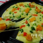 다찌's  [단호박샌드피자] <b>도우</b>사이에 부드러운 단호박무스가 들어간...