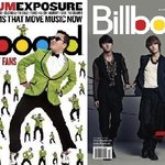 싸이 빌보드지 표지 장식...2년전 jyj때는 예약판매로 완판