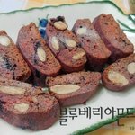 [블루베리아몬드 비스코티] 노버터! <b>통아</b>몬드가 보이는 건강한쿠키,...