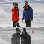 김수현 &amp; 수지! 눈싸움하는 모습마저 사랑돋네 ㅋ