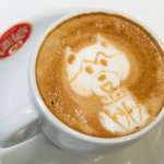 커피잔 속에서 만나보는 개콘 브라우니! 브라우니 <b>라떼</b>아트~~ 물어!