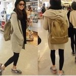 블랙 레깅스 하나로 각선미 <b>올킬</b>한 유이 공항패션ㅎㄷㄷ