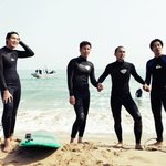 셀럽들이 즐겨 하는 서핑! 겨울에 즐기는 바다 스포츠의 재미~