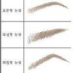 남자한테 인기 많은 눈썹<b>모양</b>