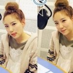 얼굴 더 작아보이는 아이돌 <b>당고</b>머리