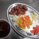 남중생의 소세지<b>야채</b>볶음