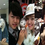 샤이니 키와 슈주 김희철  with 낸시랭 고양이 <b>코코샤넬</b>