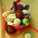 <b>트러플</b>이라고 쓰긴 했는데 '파베 초콜릿'이라고 읽힐지도 모를 초콜릿