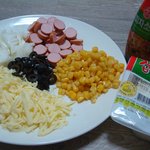 만두피로 피자 만들기 