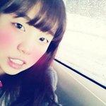 <b>백아연</b> 함박눈 셀카~~ 볼이 발그레~~ 귀요미다!!