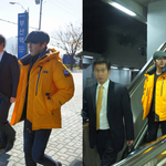 스타일 좋은 윤상현 부산역 직찍, <b>k2</b> 옐로패딩
