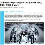 美 빌보드에서 선정한 2012 k-<b>pop</b> 1위 인피니트 추격자